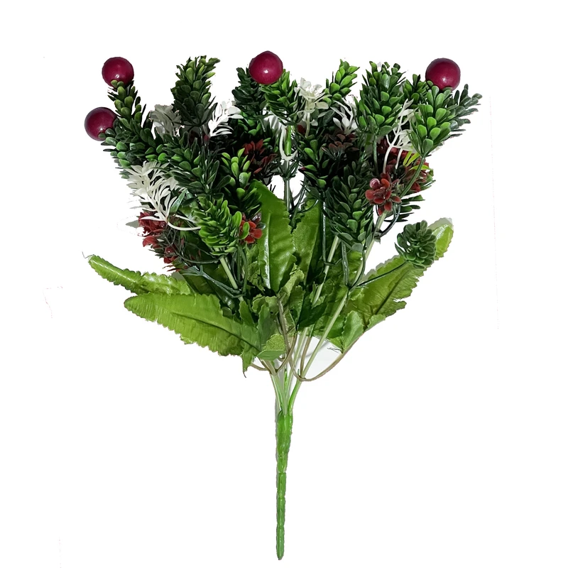 گل مصنوعی مدل بوته کریسمس YALDA