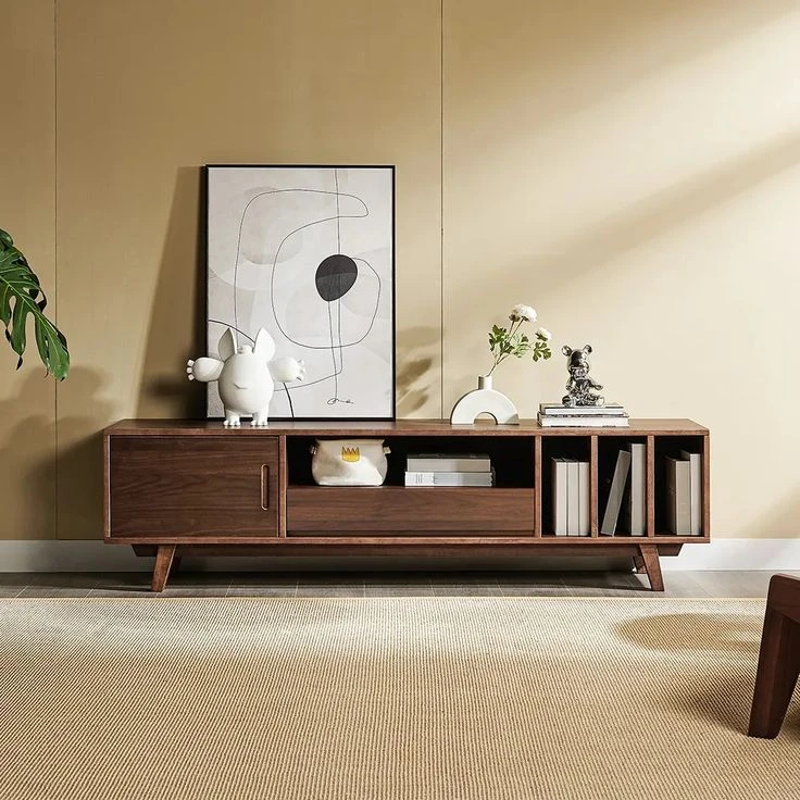 میز تلویزیون مدل 2491 مناسب برای تلویزیون تا 75 اینچ