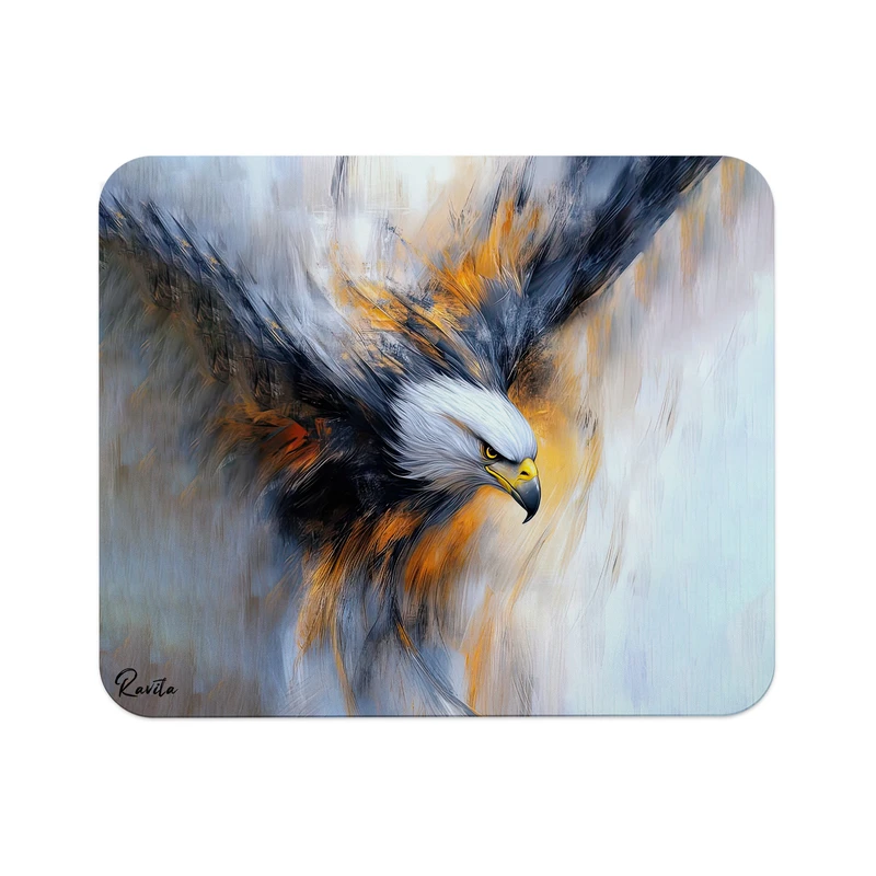 ماوس پد راویتا مدل عقاب کد3707 سایز 24*19 سانتی متر