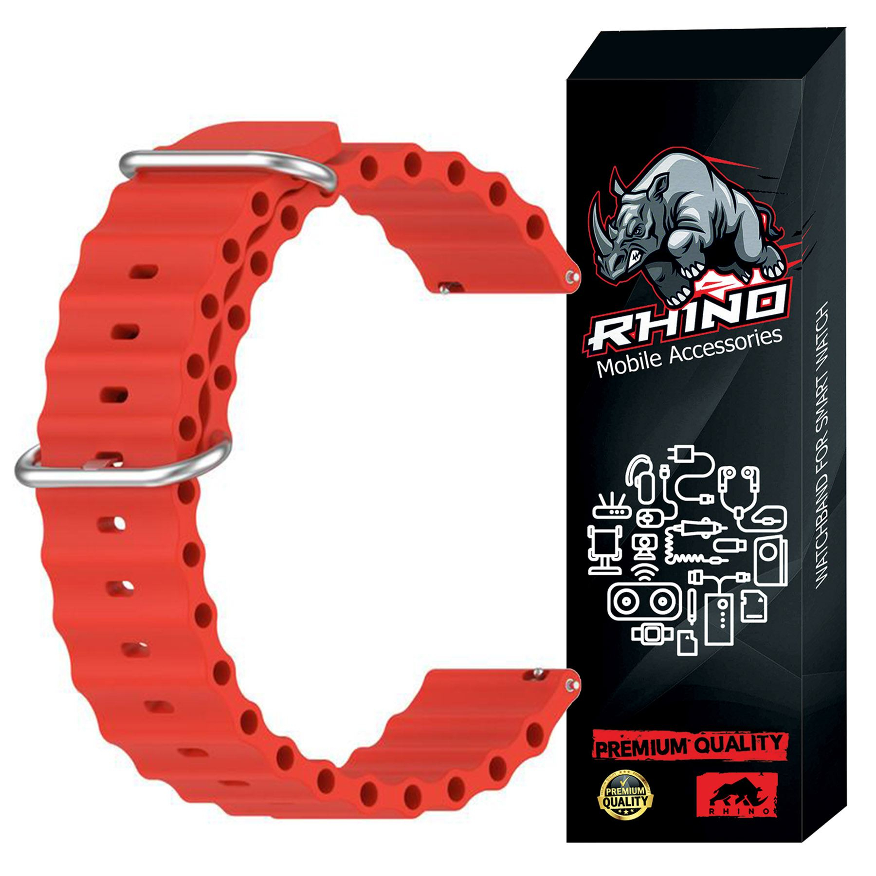 بند راینو مدل Ocean مناسب برای ساعت هوشمند کیسلکت L11 Pro