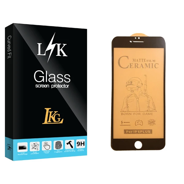 محافظ صفحه نمایش سرامیکی ال کا جی مدل LK Glass مناسب برای گوشی موبایل اپل iPhone 6 Plus