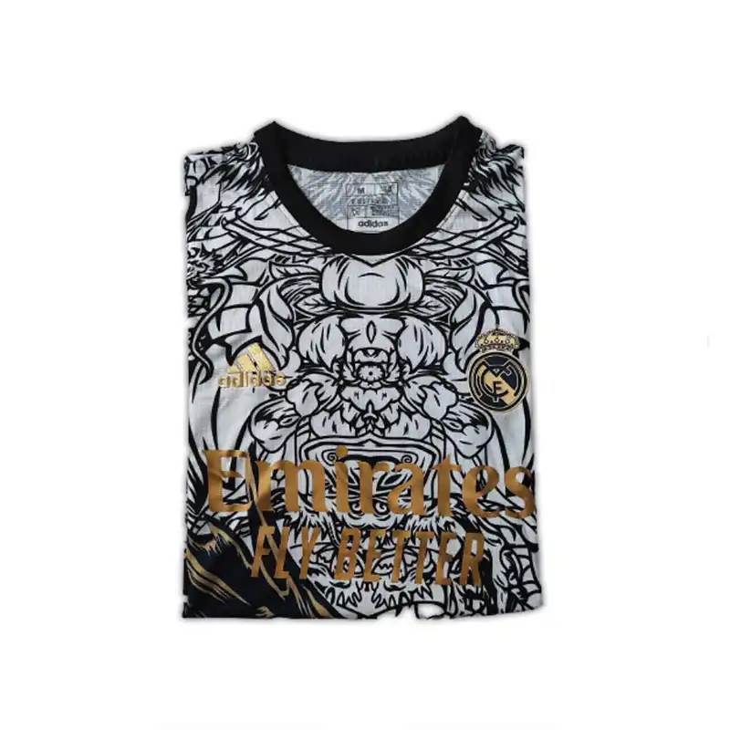 تی شرت ورزشی مردانه مدل رئال مادرید دراگون پلیری کد 2024