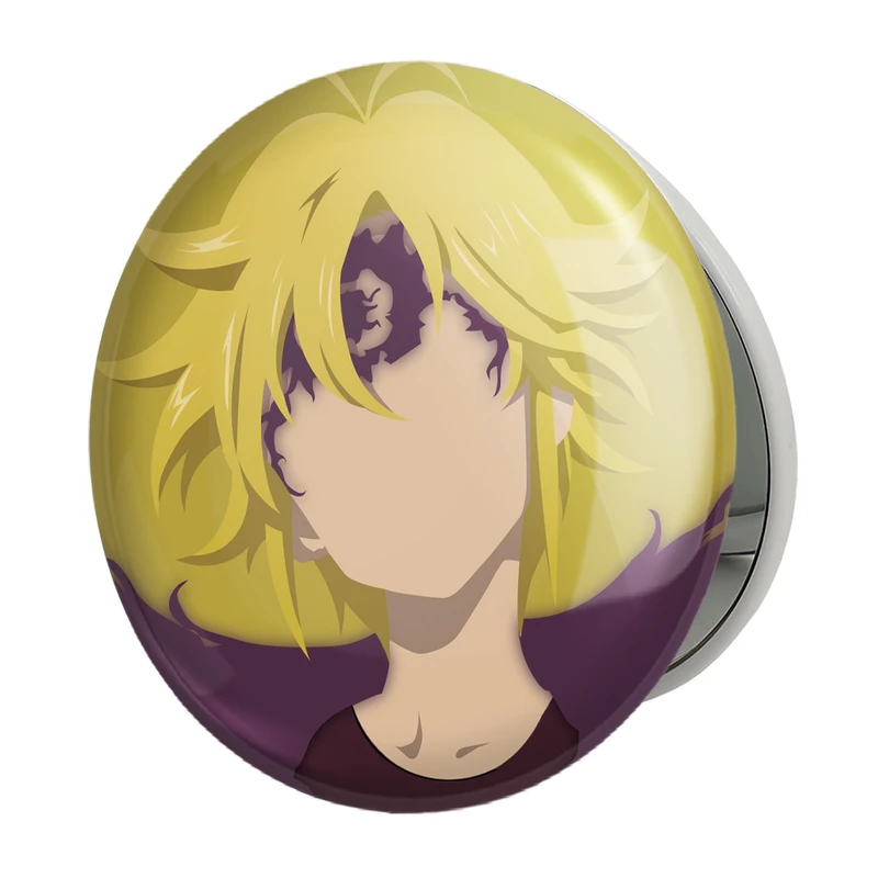 آینه جیبی خندالو طرح ملیوداس انیمه هفت گناه کبیره مدل تاشو کد 17559 