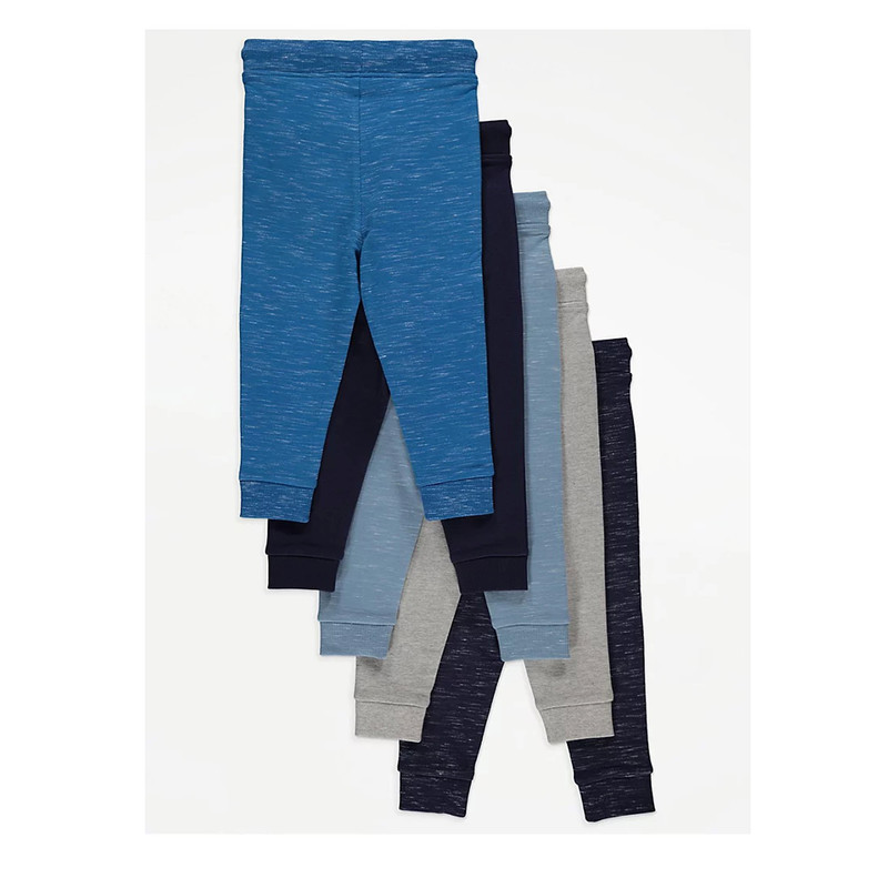 شلوار پسرانه جورج مدل Navy Marl Joggers - مجموعه 5 عددی