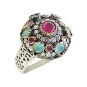 انگشتر نقره زنانه کد 2695