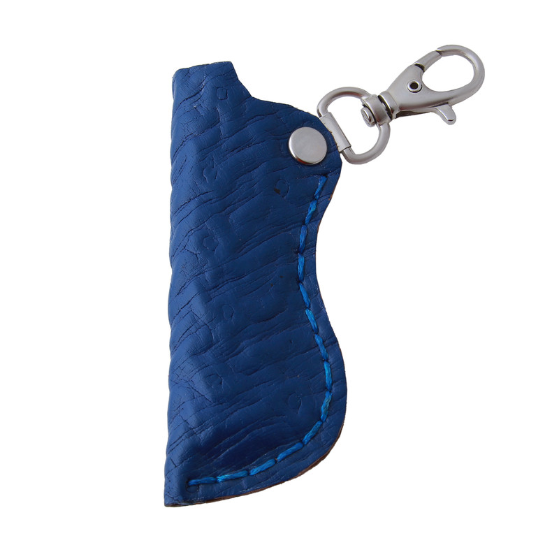 جاکلیدی مدل چرم شتر مرغ طبیعی کد DEK_101