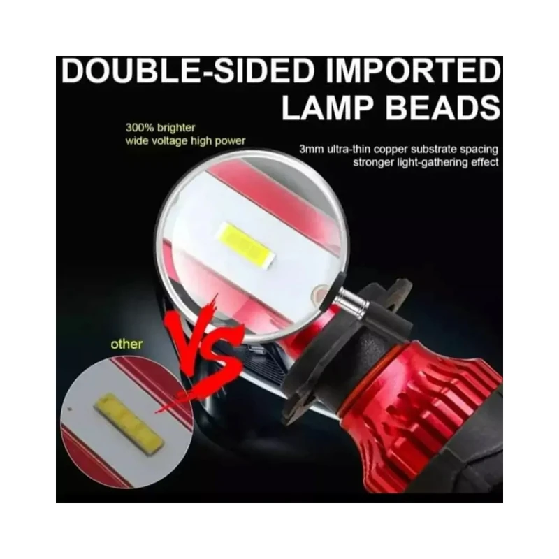 عکس شماره 4 : هدلایت لامپ خودرو ایکس تریم مدل x3 پایه h1 بسته دو عددی