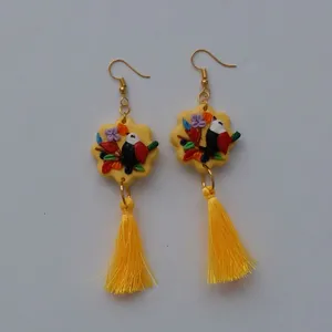 گوشواره دخترانه مدل پرنده E1012