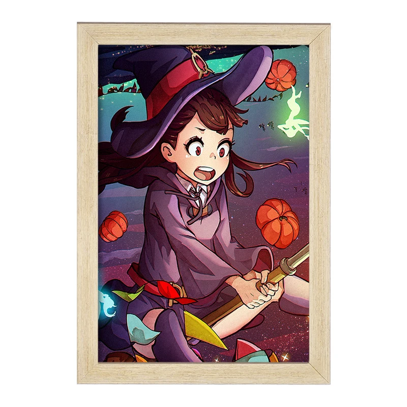 تابلو خندالو مدل جانسون و اکو انیمه جادوگران کوچک Little Witch Academia  کد 22898