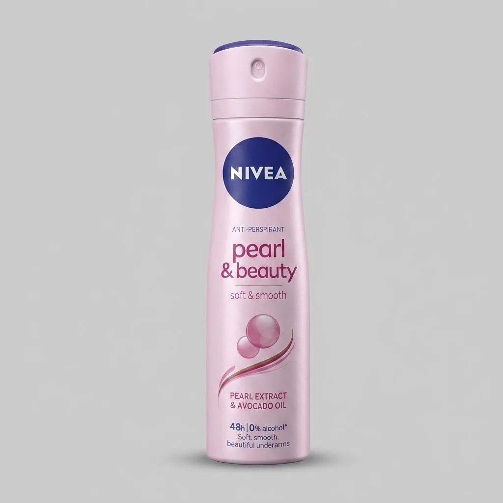 اسپری ضد تعریق زنانه نیوآ مدل Pearl and Beauty Smooth and Soft حجم 150 میلی لیتر