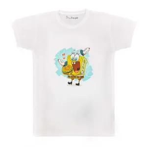 تی شرت بچگانه پرمانه طرح باب اسفنجی کد pmt.3399