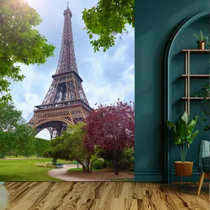 کاغذ دیواری طرح پاریس مدل برج ایفل کد KF602