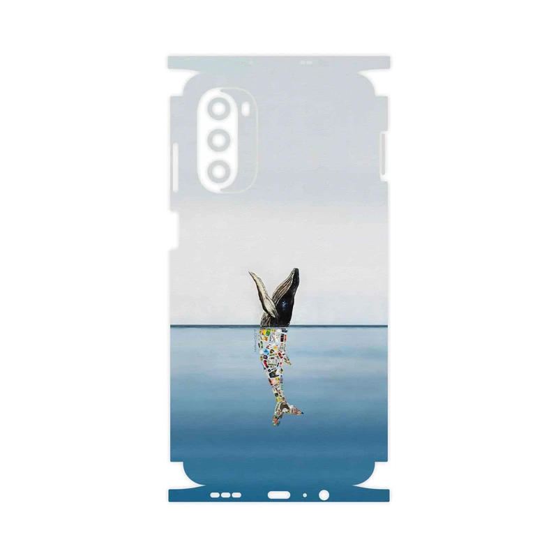 برچسب پوششی ماهوت مدل Collage of Sea Trash-FullSkin مناسب برای گوشی موبایل موتورولا Moto G52