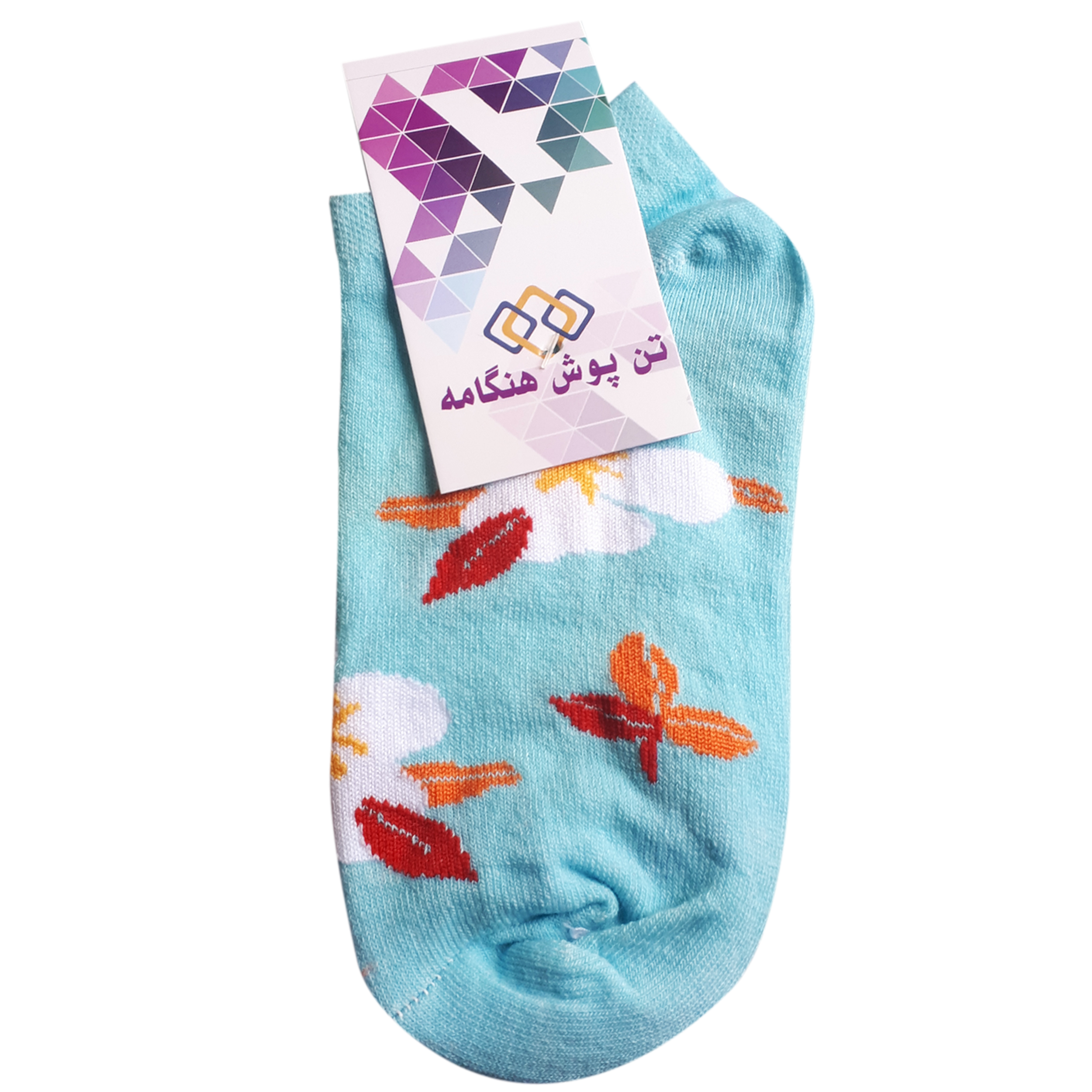 جوراب دخترانه تن پوش هنگامه مدل گل Ba01