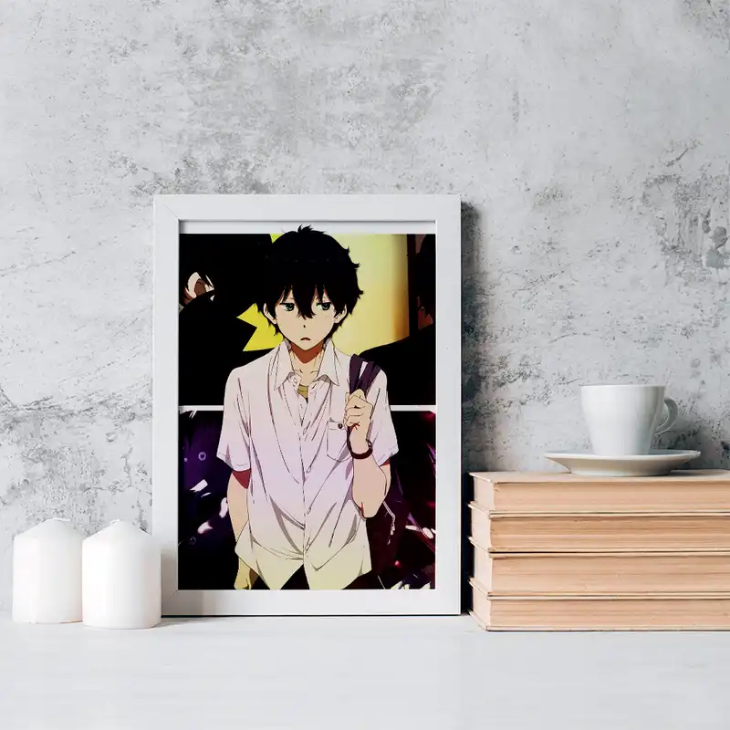 تابلو خندالو مدل اورکی انیمه هیوکا Hyouka کد 17060