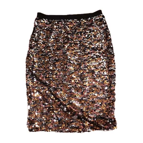 دامن زنانه اچ اند ام مدل پولک دوزی