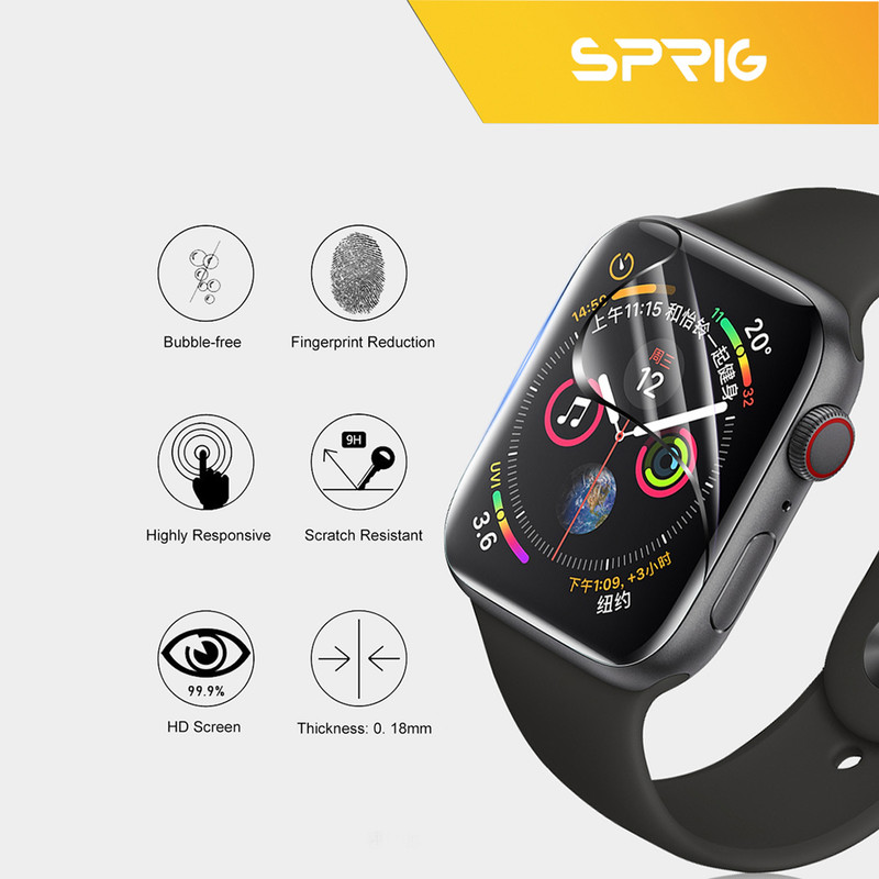 محافظ صفحه نمایش نانو اسپریگ مدل SPG مناسب برای اپل واچ 45mm