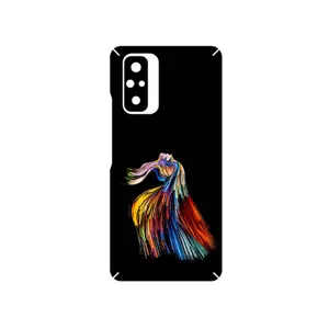 MAHOOT Rainbow Hair Digital Art Cover Sticker for Xiaomi Redmi Note 10 Pro Max