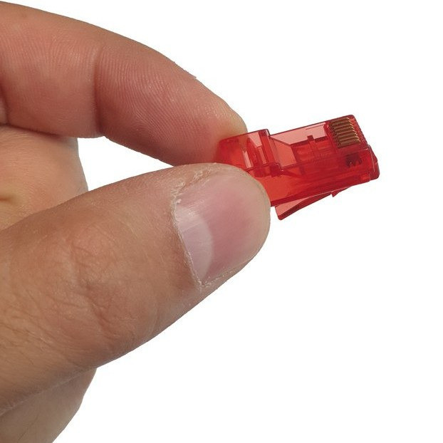 سوکت شبکه Cat6 مدل RJ45 بسته 10 عددی