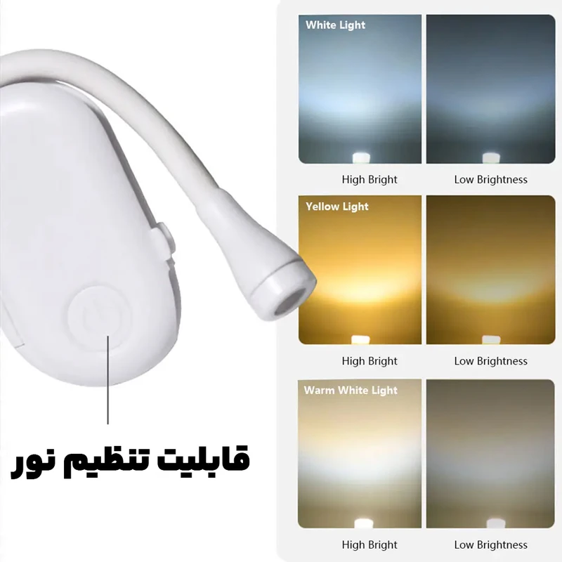 عکس شماره 3 : چراغ مطالعه مدل ljc-182