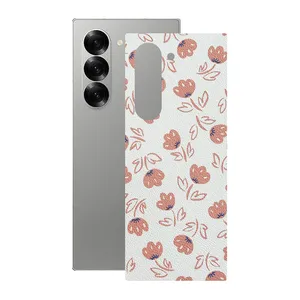 Remax cover sticker Leth model flower design suitable for Samsung Galaxy Z Fold6 mobile phone