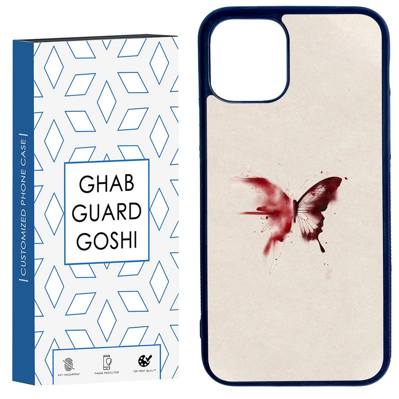 کاور قاب گارد گوشی طرح پروانه کد TPU-297 مناسب برای گوشی موبایل اپل Iphone 11 PRO