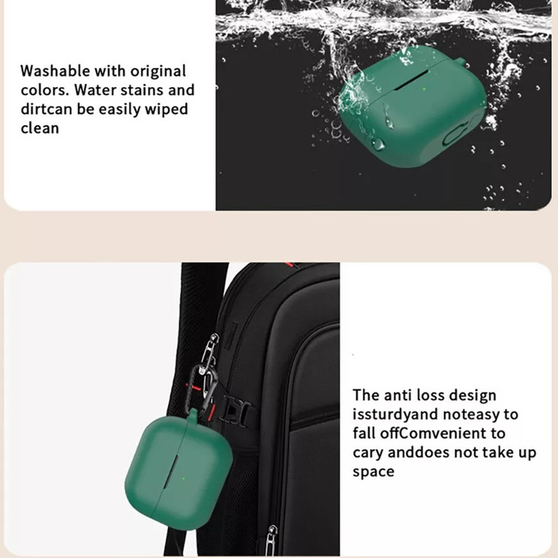کاور راینو مدل Silicone مناسب برای کیس هدفون بی سیم سامسونگ Galaxy Buds 3 / Buds 3 Pro