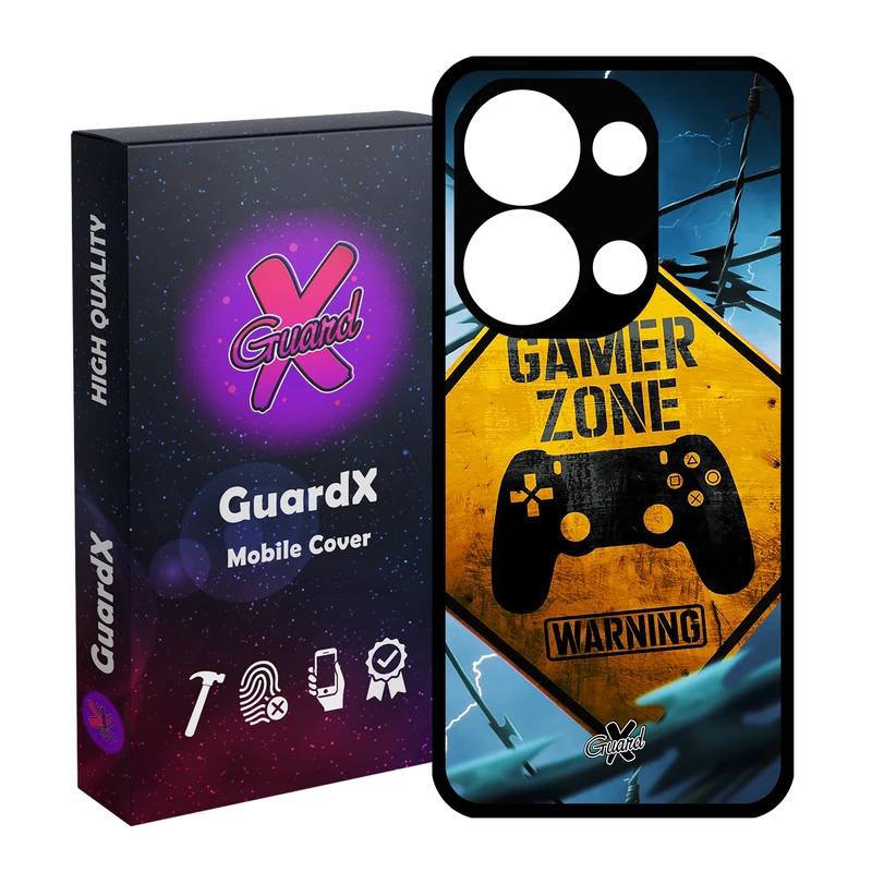 کاور گارد ایکس طرح Gamer مدل Glass10015 مناسب برای گوشی موبایل شیائومی Redmi Note 13 Pro 4G / Poco M6 Pro 4G