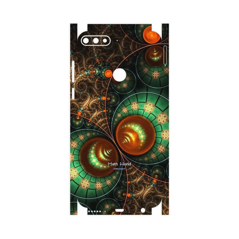 برچسب پوششی ماهوت مدل Mathematical Geometric Shape 3-FullSkin مناسب برای گوشی موبایل هوآوی Y7 Prime 2018