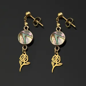 گوشواره طلا 18 عیار زنانه مدل sba4001