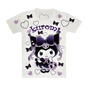 تی‌شرت آستین کوتاه دخترانه مدل کرومی کد KJ