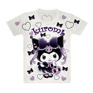 تی‌شرت آستین کوتاه دخترانه مدل کرومی کد KJ