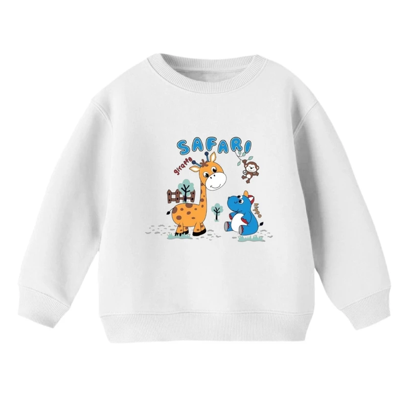 سویشرت بچگانه مدل زرافه و دوستان