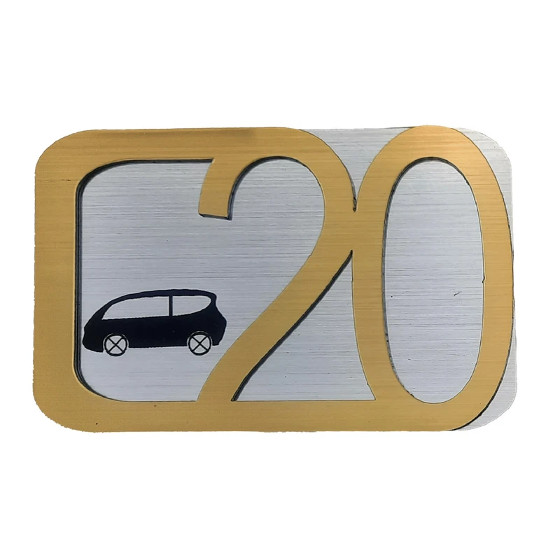 برچسب نشانگر مدل پلاک شماره درب و انبار و پارکینگ KH10*6 