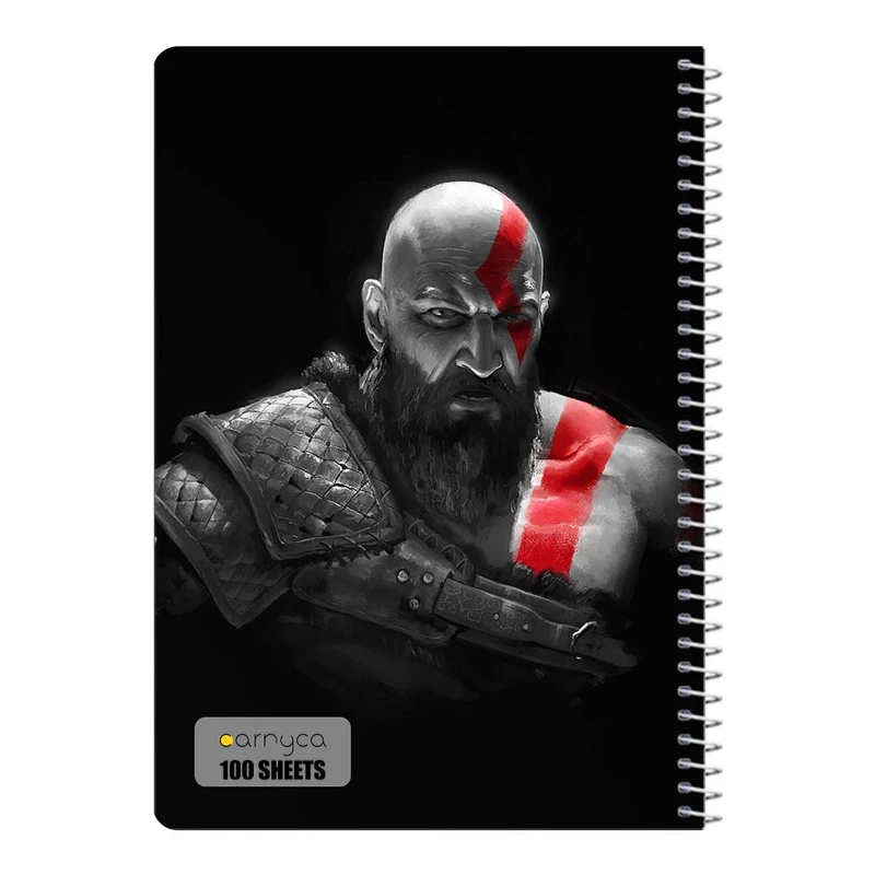 دفتر مشق 100 برگ سیمی کارنیکا طرح گاد اف وار God of War کد 25613
