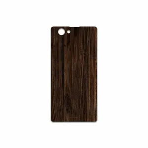 MAHOOT Dark Walnut Wood Cover Sticker for Sony Xperia Z1 Compact