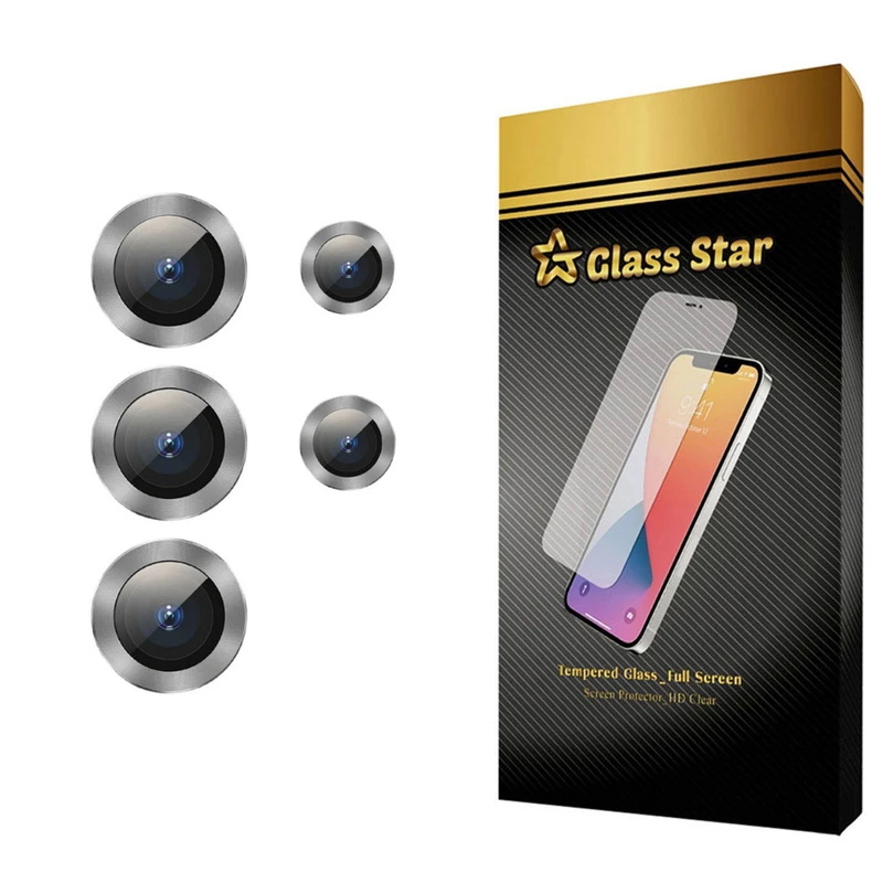 محافظ لنز دوربین گلس استار مدل RL5GA مناسب برای گوشی موبایل سامسونگ Galaxy S23 Ultra