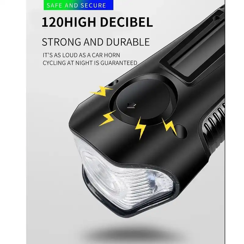 چراغ جلوی دوچرخه مدل 4 کاره دیجیتالی FY317