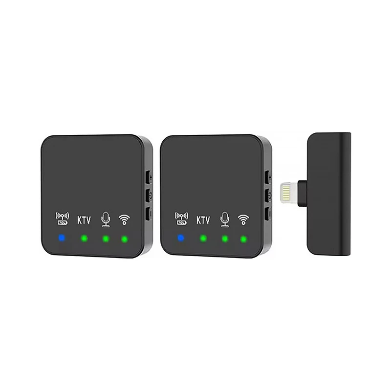 میکروفون یقه ای مدل R10 DUAL با درگاه اتصال تایپ سی