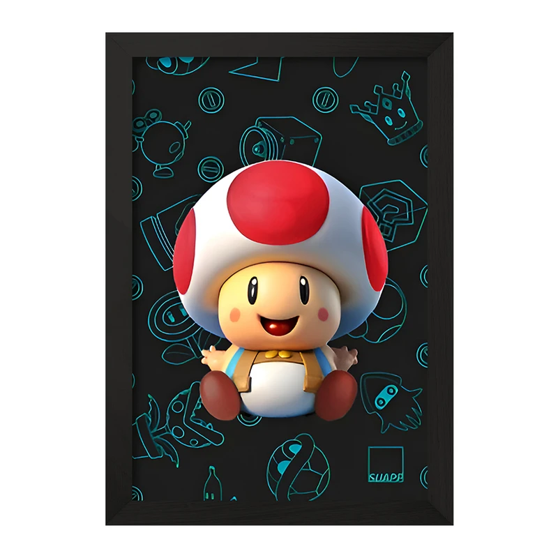 تابلو خندالو مدل سوپر ماریو (Super Mario) کد F9578