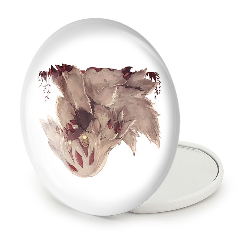 آینه جیبی خندالو طرح فاپوتا انیمه ساخته شده در پرتگاه Made in Abyss مدل تاشو کد 22126