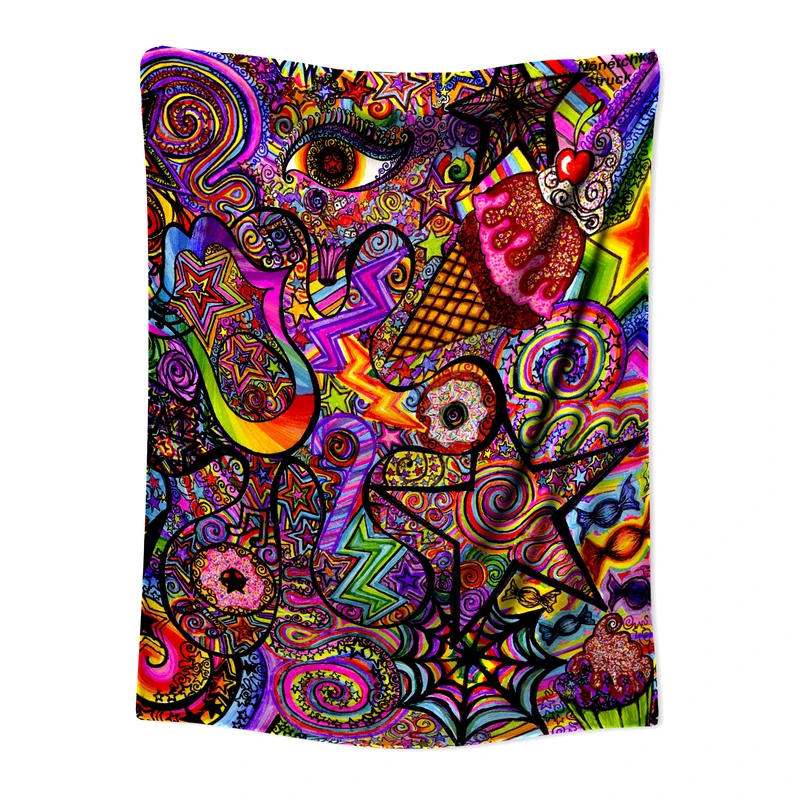   پوستر پارچه ای مدل بکدراپ بلک لایت کد 692