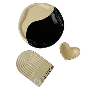 ست 3 تکه استند سرامیکی مدل دو رنگ