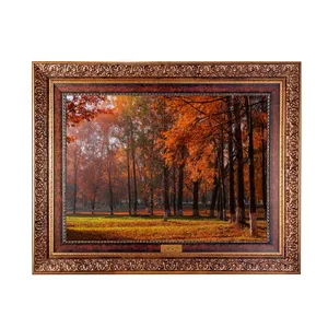 تابلو فرش ماشینی نقش نگار رضوی طرح منظره کد 159C