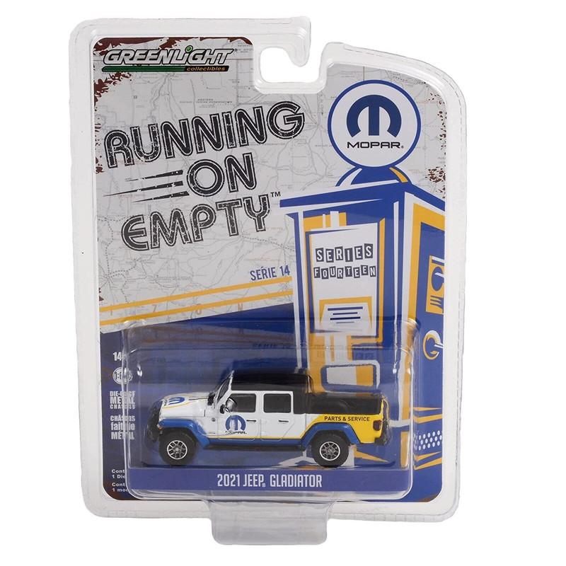 ماشین بازی گرین‌لایت مدل 2021 Jeep Gladiator 4x4 Parts Service