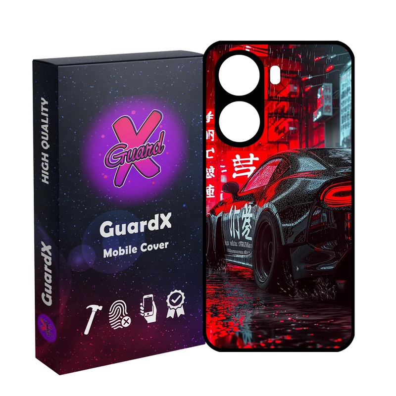 کاور گارد ایکس طرح ماشین مدل 10740 مناسب برای گوشی موبایل شیائومی Poco X7 Pro
