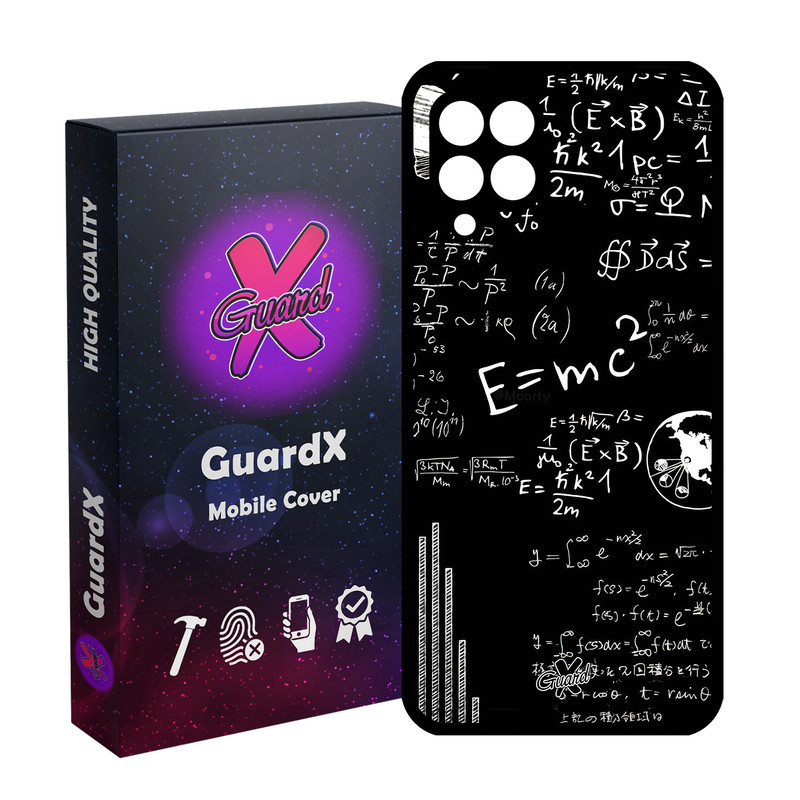 کاور گارد ایکس طرح فیزیک مدل Glass10516 مناسب برای گوشی موبایل سامسونگ Galaxy A12/M12/F12