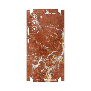 MAHOOT Red Marble-FullSkin Cover Sticker for Samsung Galaxy S22 Plus 5G