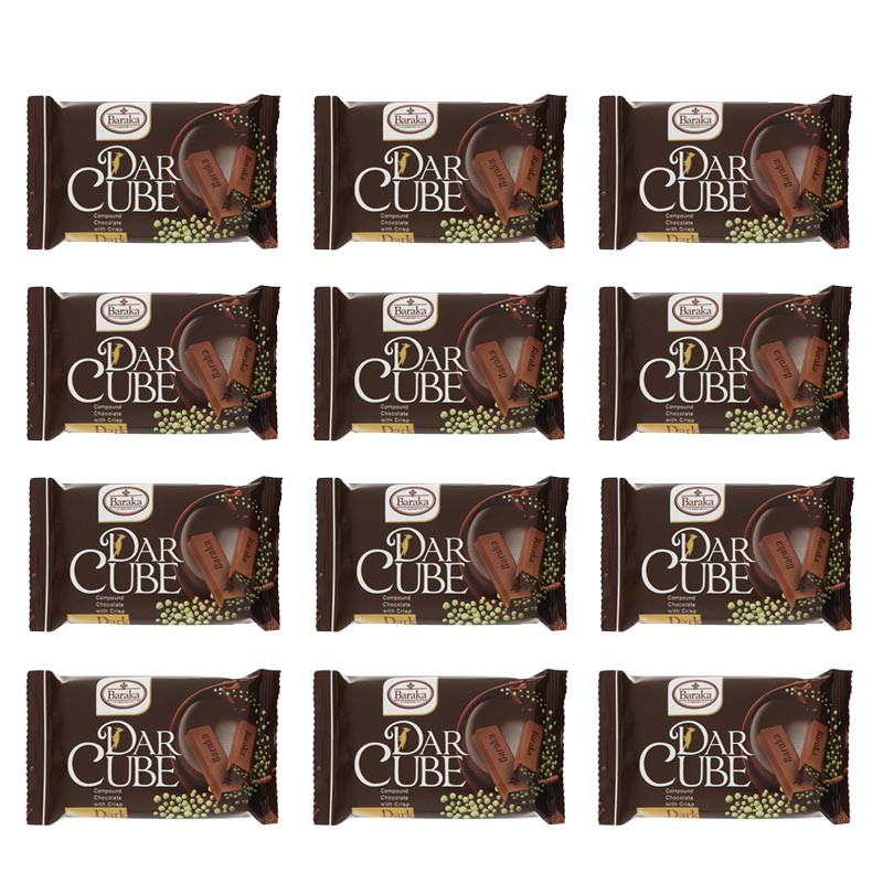 شکلات تلخ دارکوب باراکا - 45 گرم بسته 12 عددی