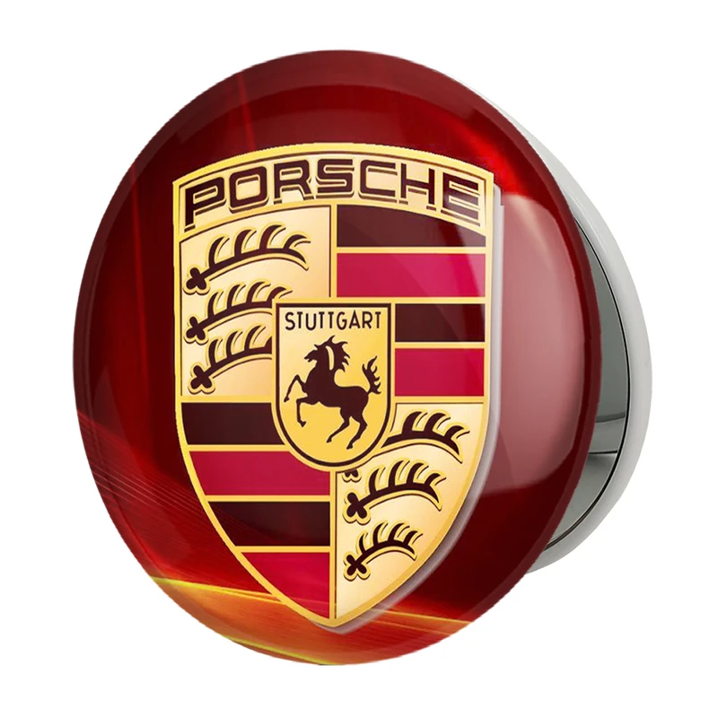 آینه جیبی خندالو طرح پورشه Porsche مدل تاشو کد 30643